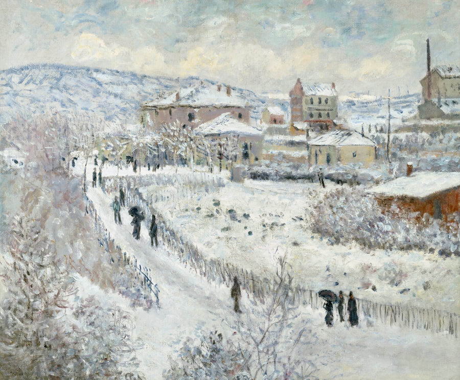 Argenteuil sous la neige - Claude Monet