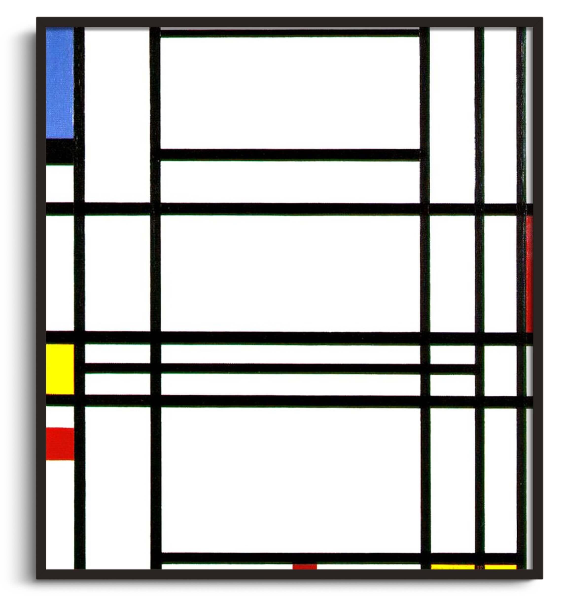 Reproduction of Composition No 10 by Piet Mondrian Galerie Mont