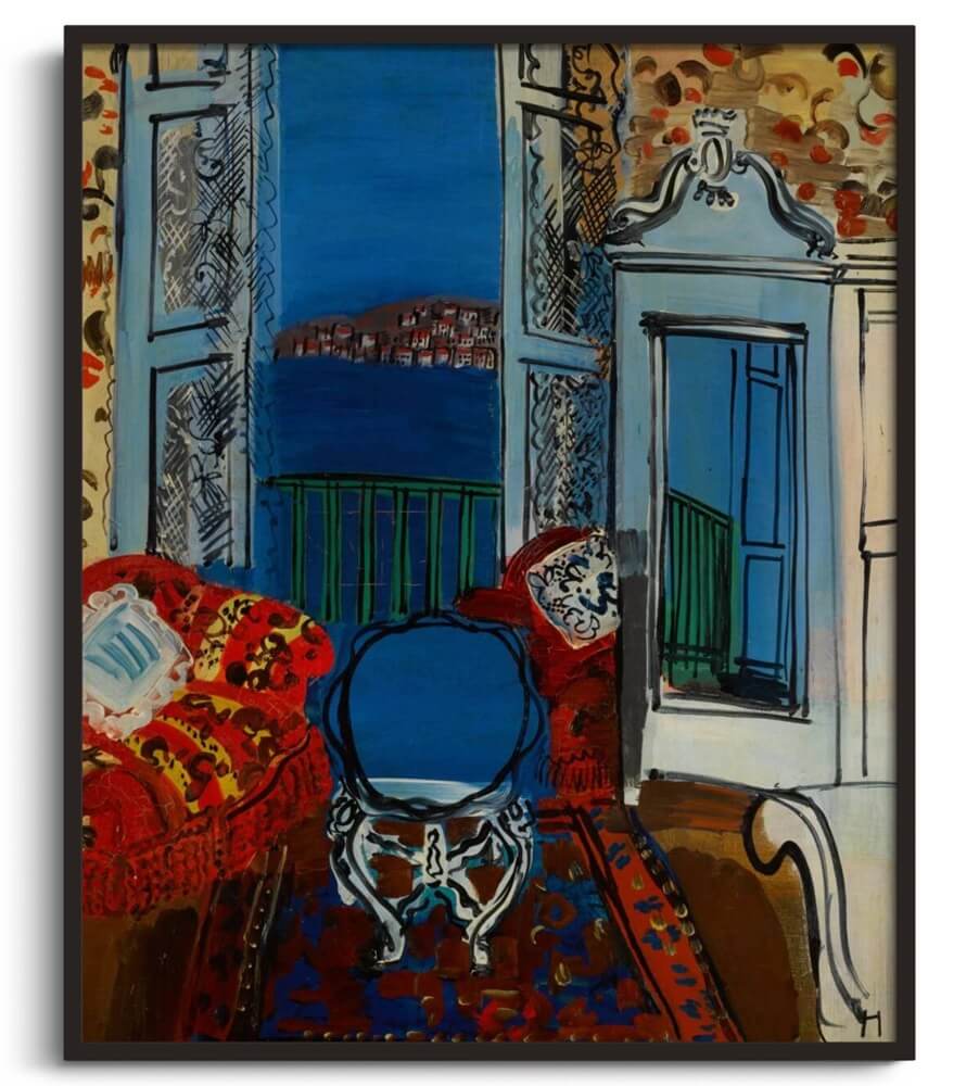 Reproduction of Open window - Raoul Dufy – Galerie Mont-Blanc