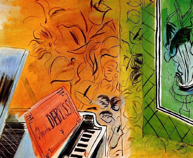 デュフィ　Dufy 「Hommage à Claude Debussy」 Reproduction de Hommage à Claude Debussy de Raoul Dufy – Galerie