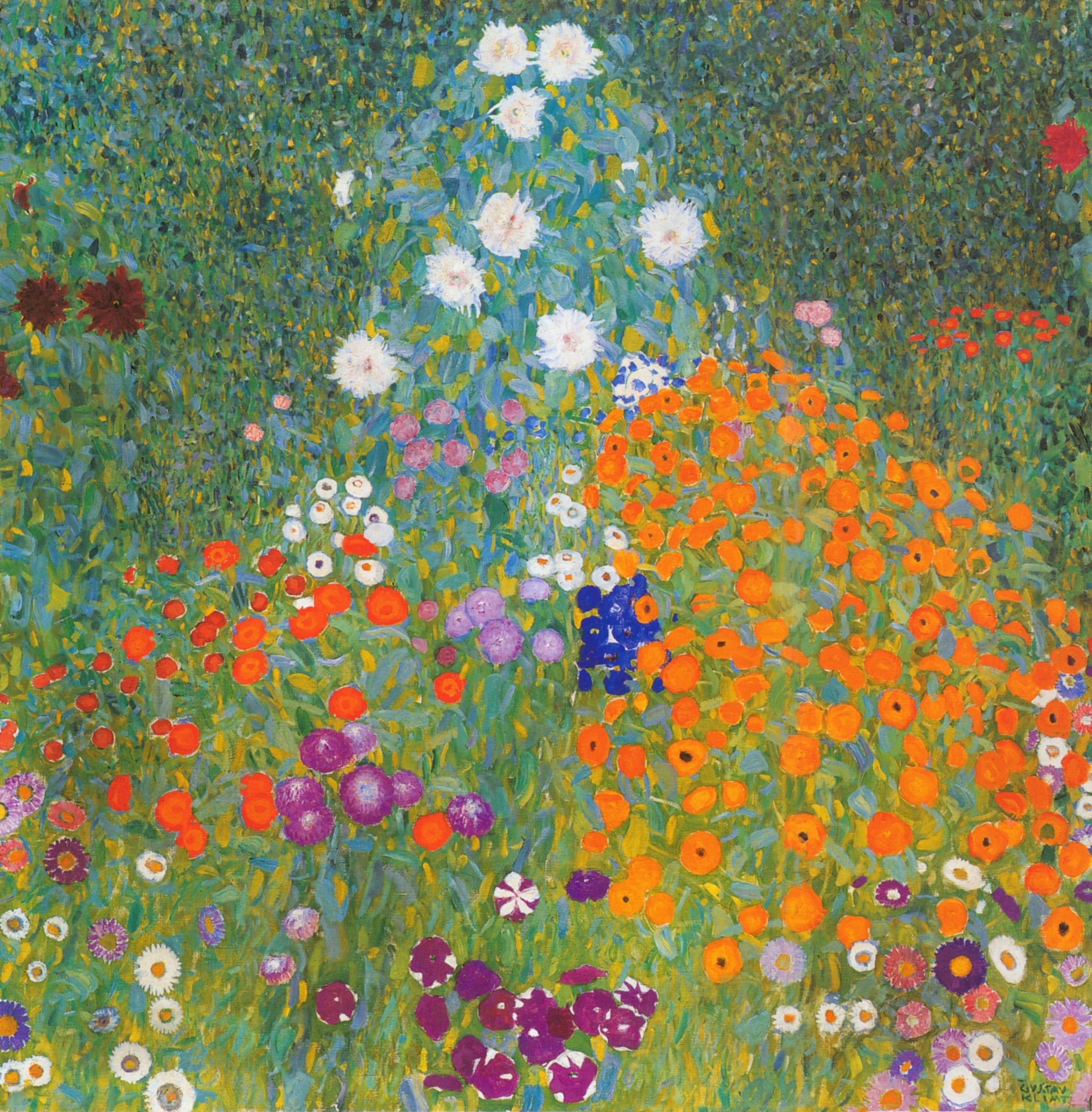 Reproduction of Gustav Klimt's Cottage Garden – Galerie Mont-Blanc