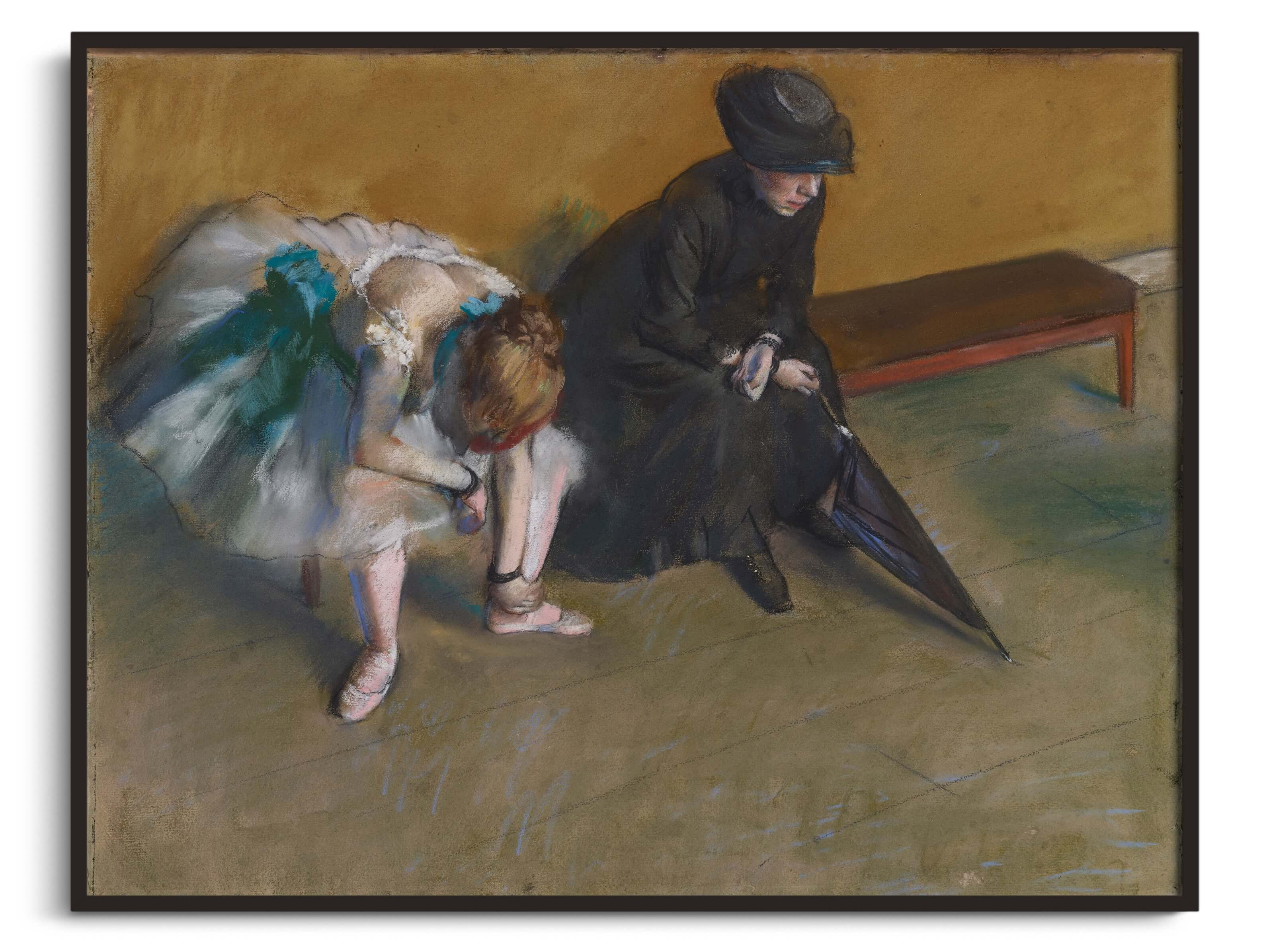 Reproduction De Lattente De Edgar Degas Galerie Mont Blanc 