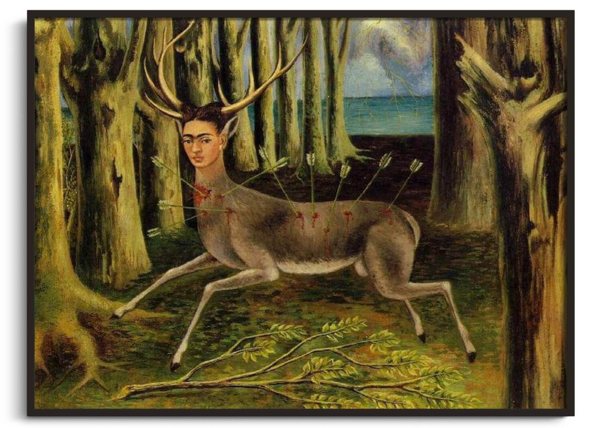 Reproduction de La Biche blessée de Frida Kahlo – Galerie Mont-Blanc, image size:1200x853