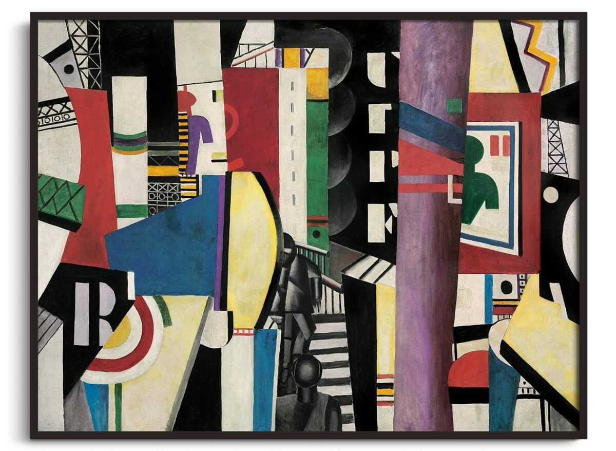 Fernand Leger、COMPOSITION、海外版超希少レゾネ、新品額付 Reproduction of The City - Fernand Léger – Galerie Mont-Blanc