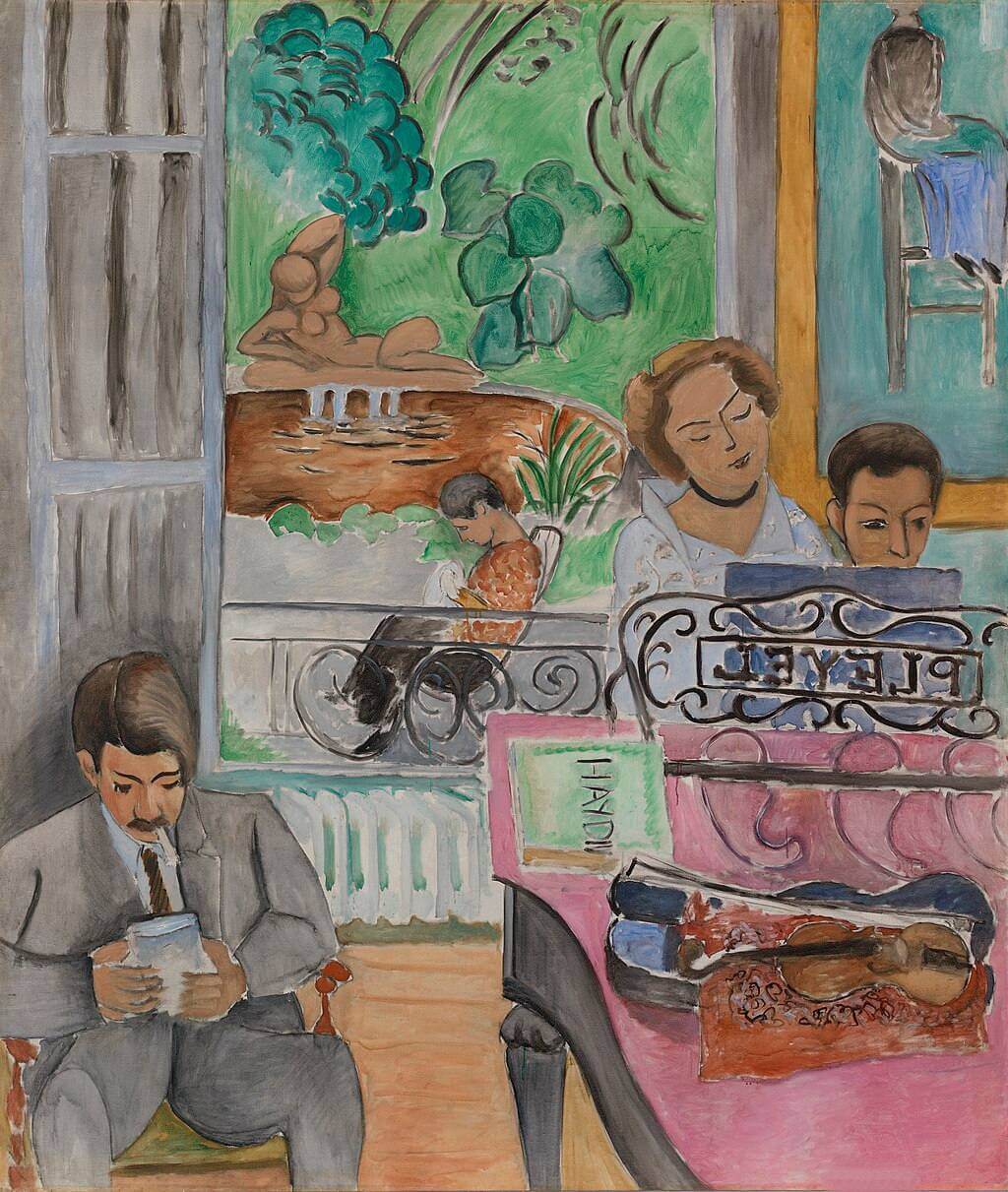 Reproduction of The Music Lesson - Henri Matisse – Galerie Mont-Blanc
