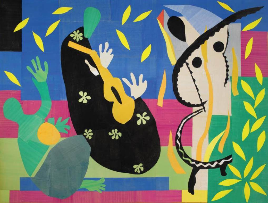H. Matisse 1952 複製シルクスクリーンアート Reproduction of The Sorrows of the King - Henri Matisse – Galerie