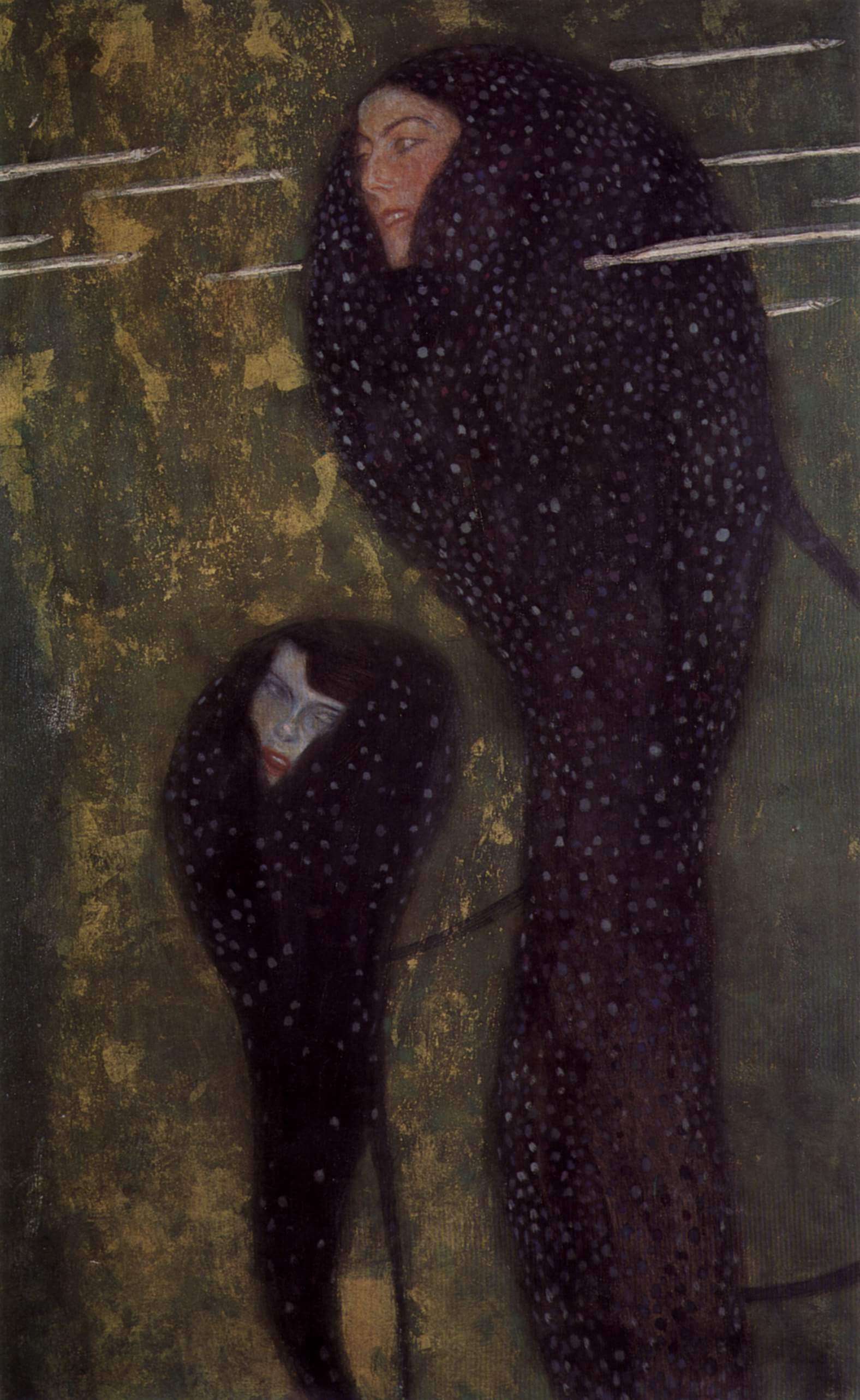 Gustav Klimt クリムト 海ベビ Reproduction of The Mermaids by Gustav Klimt – Galerie Mont-Blanc