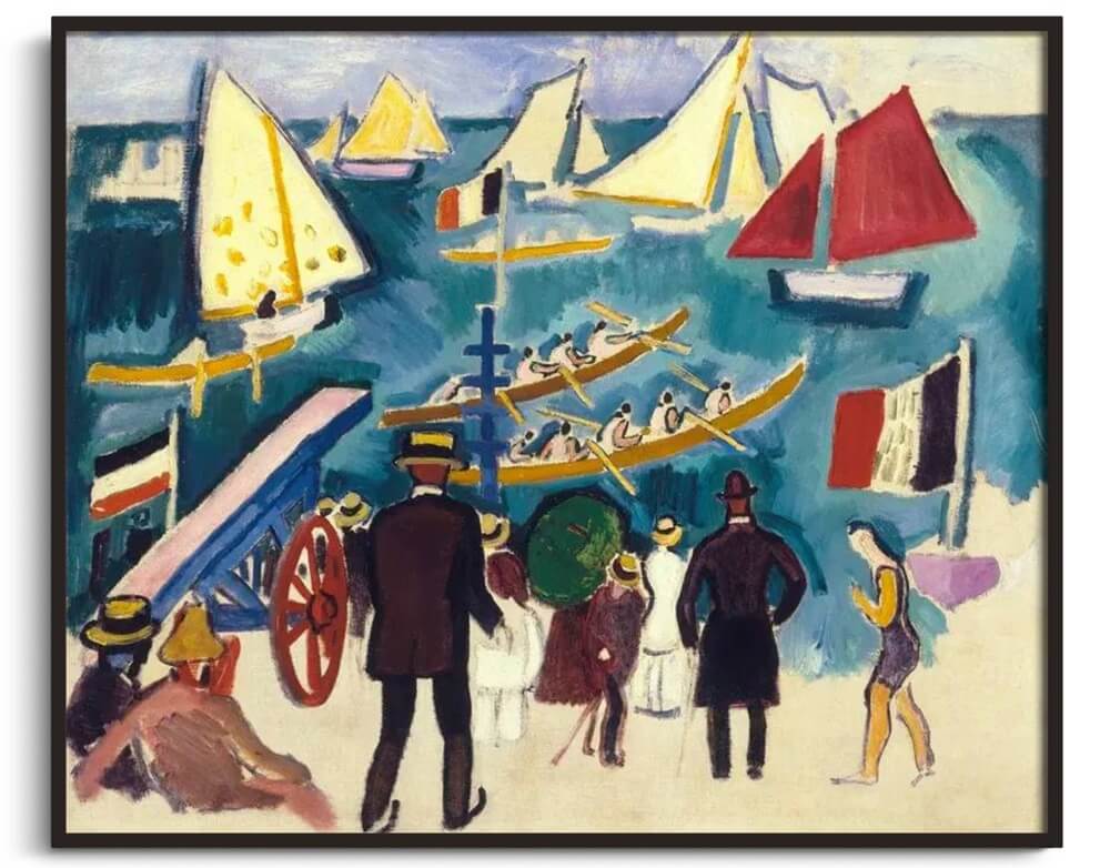 Reproduction of The Regatta - Raoul Dufy – Galerie Mont-Blanc