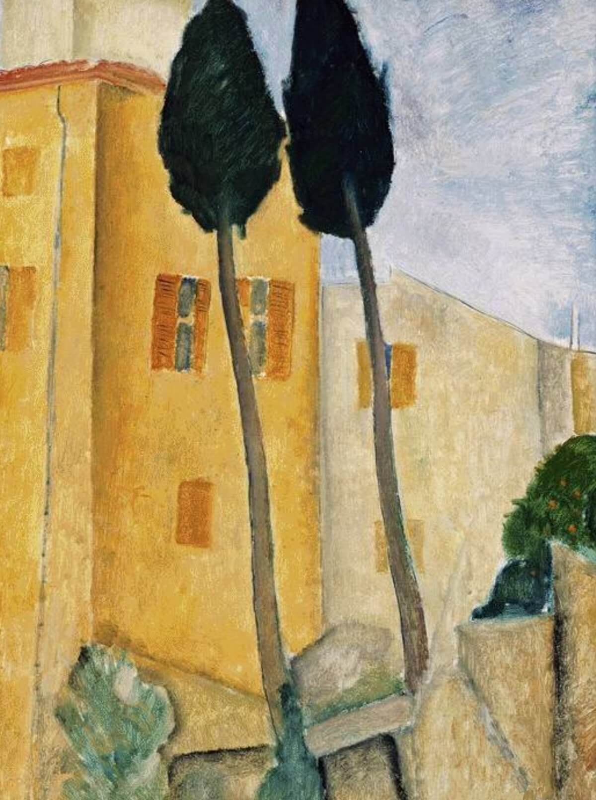 Reproduction of Landscape by Amedeo Modigliani – Galerie Mont-Blanc