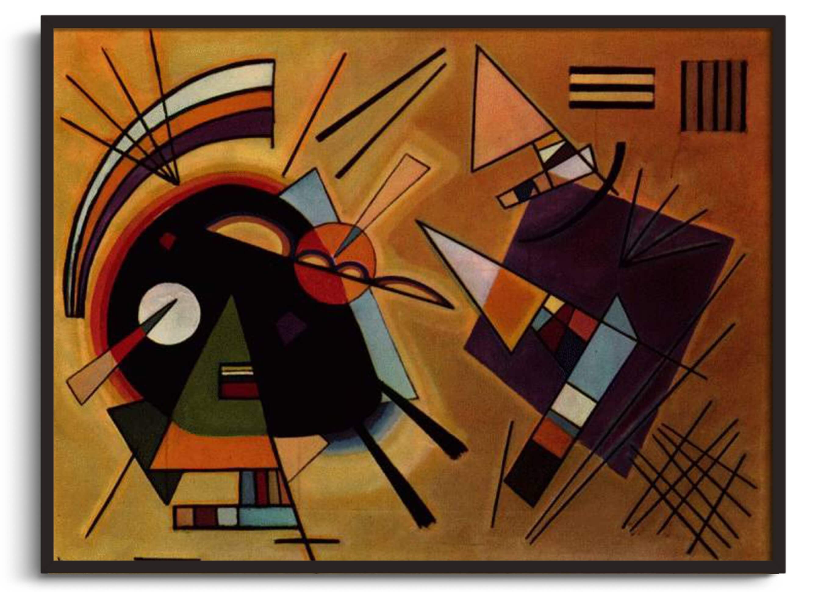 Reproduction de Noir et violet de Vassily Kandinsky Galerie Mont