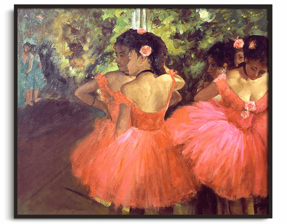 Reproduction De Danseuses En Rose De Edgar Degas Galerie Mont Blanc 