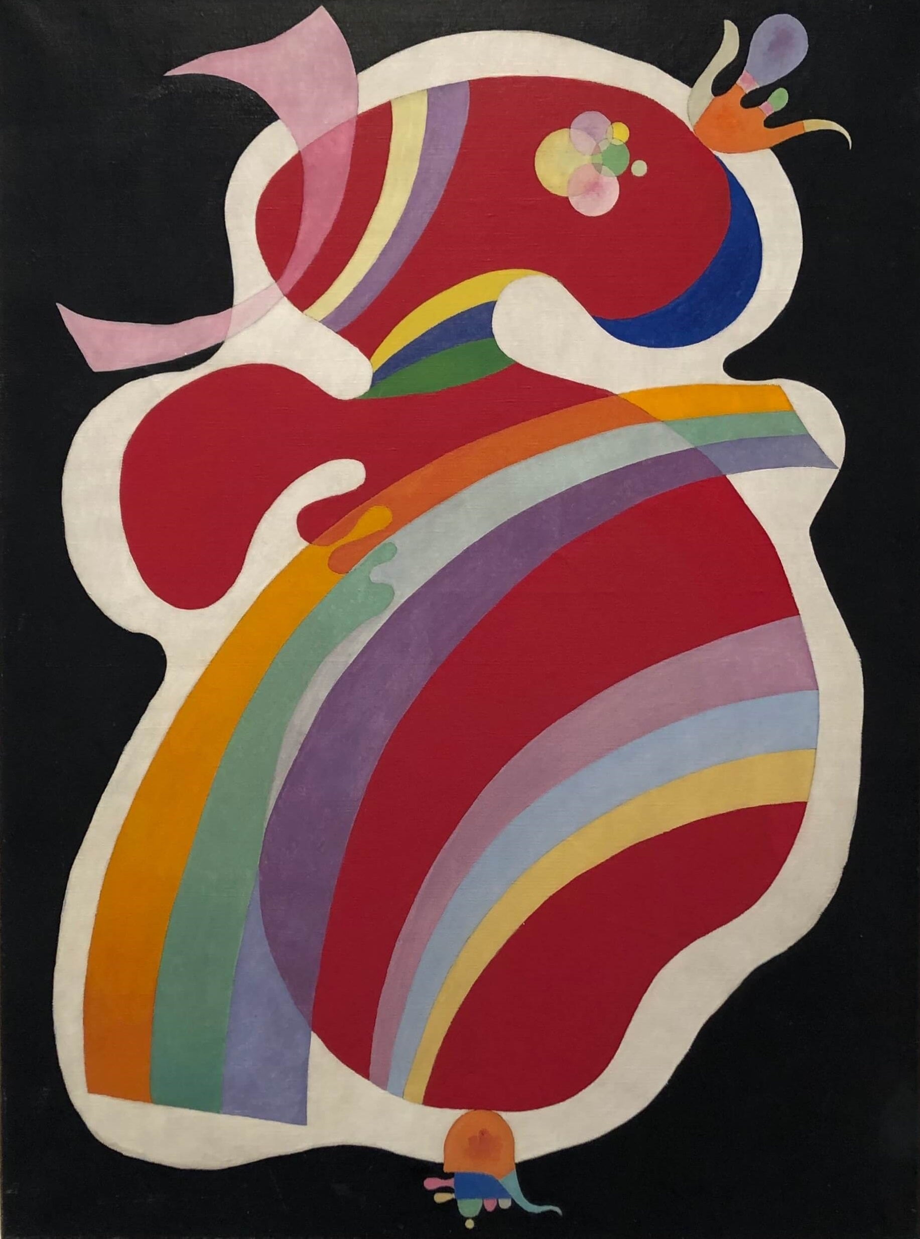 Reproduction of The Red Shape by Vassily Kandinsky – Galerie Mont