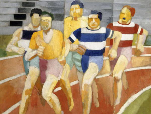 Robert Delaunay、Les Coureuｒs、超希少画集より Reproduction de Les Coureurs de Robert Delaunay – Galerie Mont-Blanc