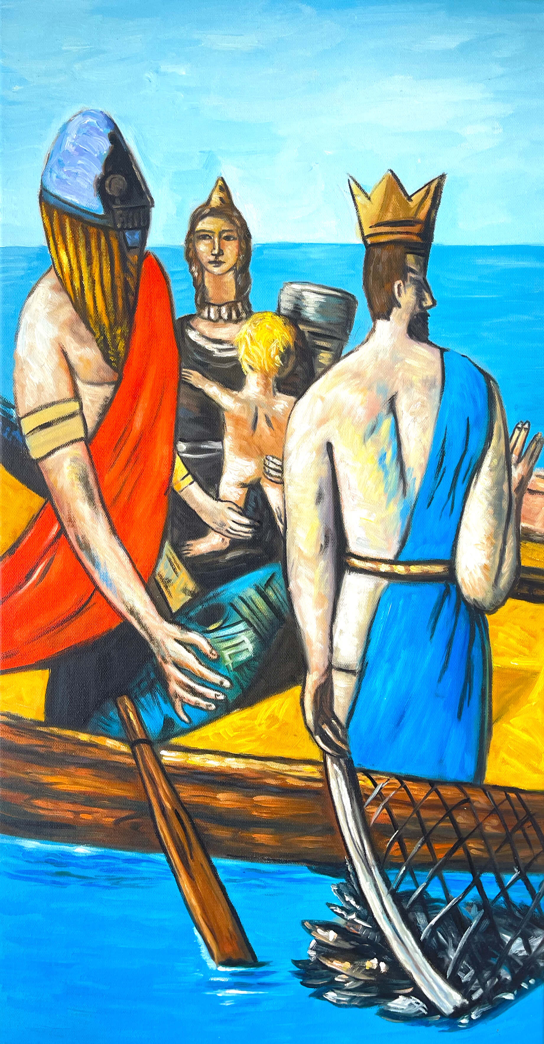 Reproduction of The Departure by Max Beckmann – Galerie Mont-Blanc