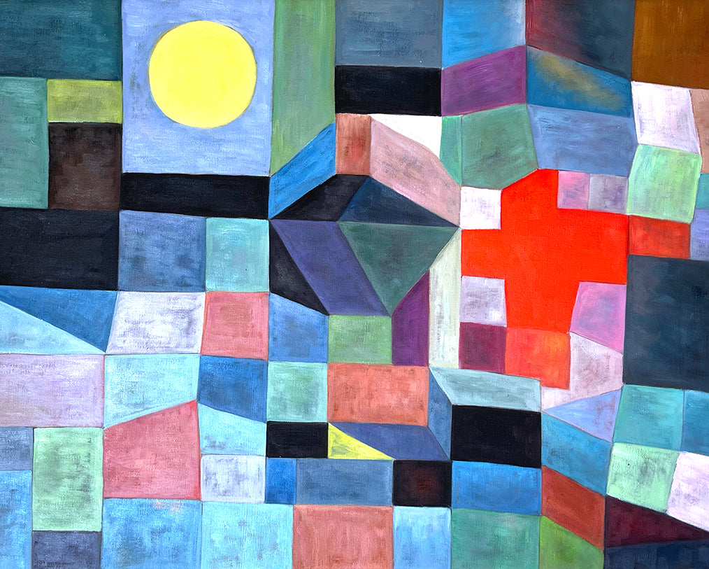 Reproduction of Fire, Full Moon by Paul Klee – Galerie Mont-Blanc