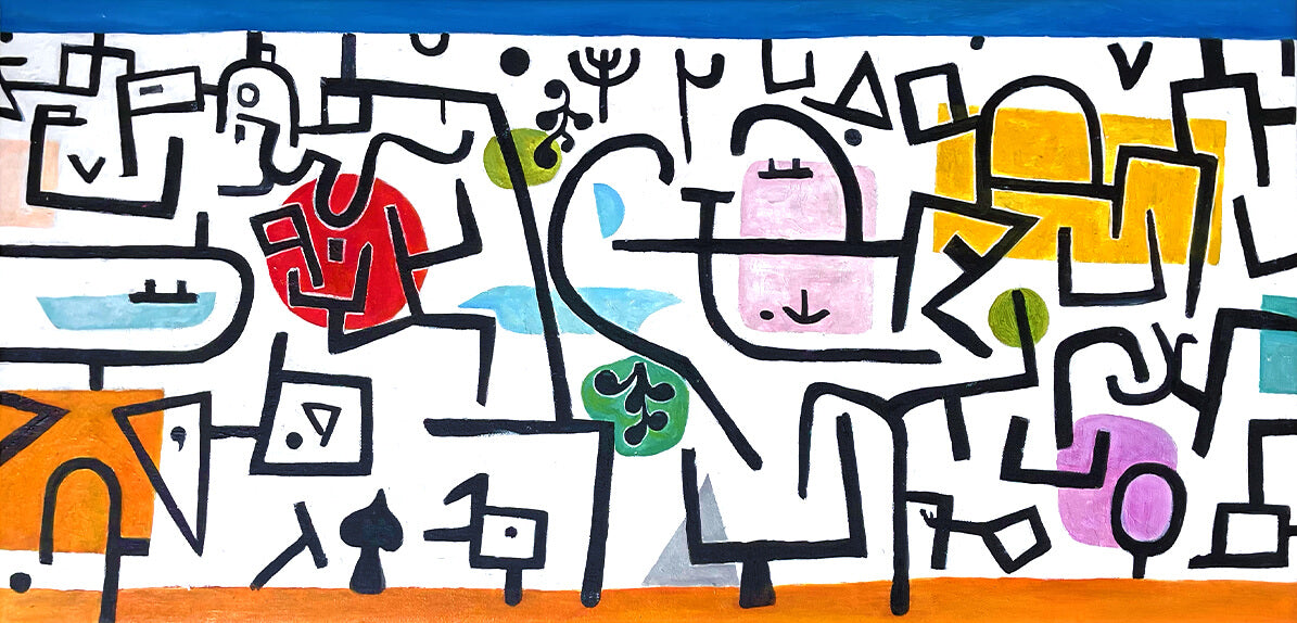 Reproduction of Rich harbour by Paul Klee – Galerie Mont-Blanc