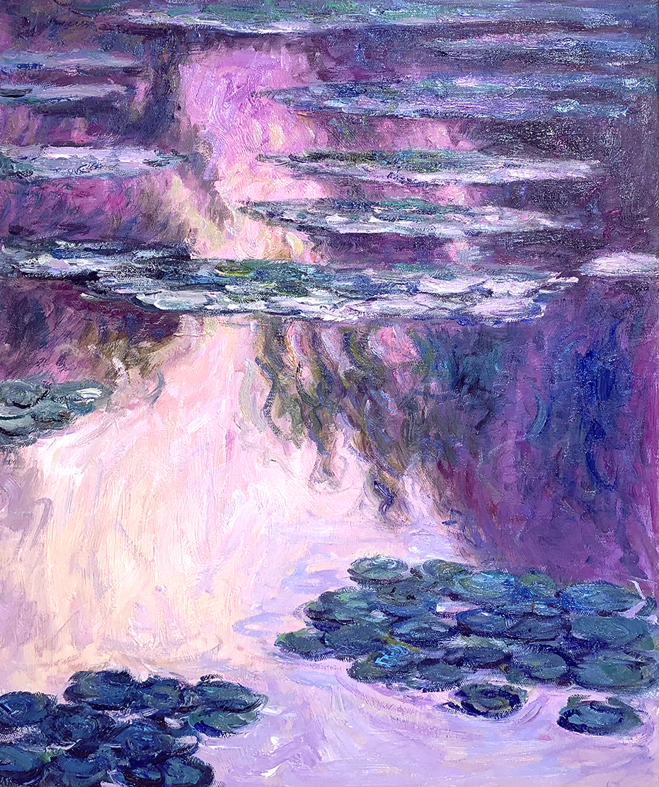 Claude MANOUKIAN リトグラフ Reproduction of Water Lilies V by Claude Monet – Galerie Mont-Blanc