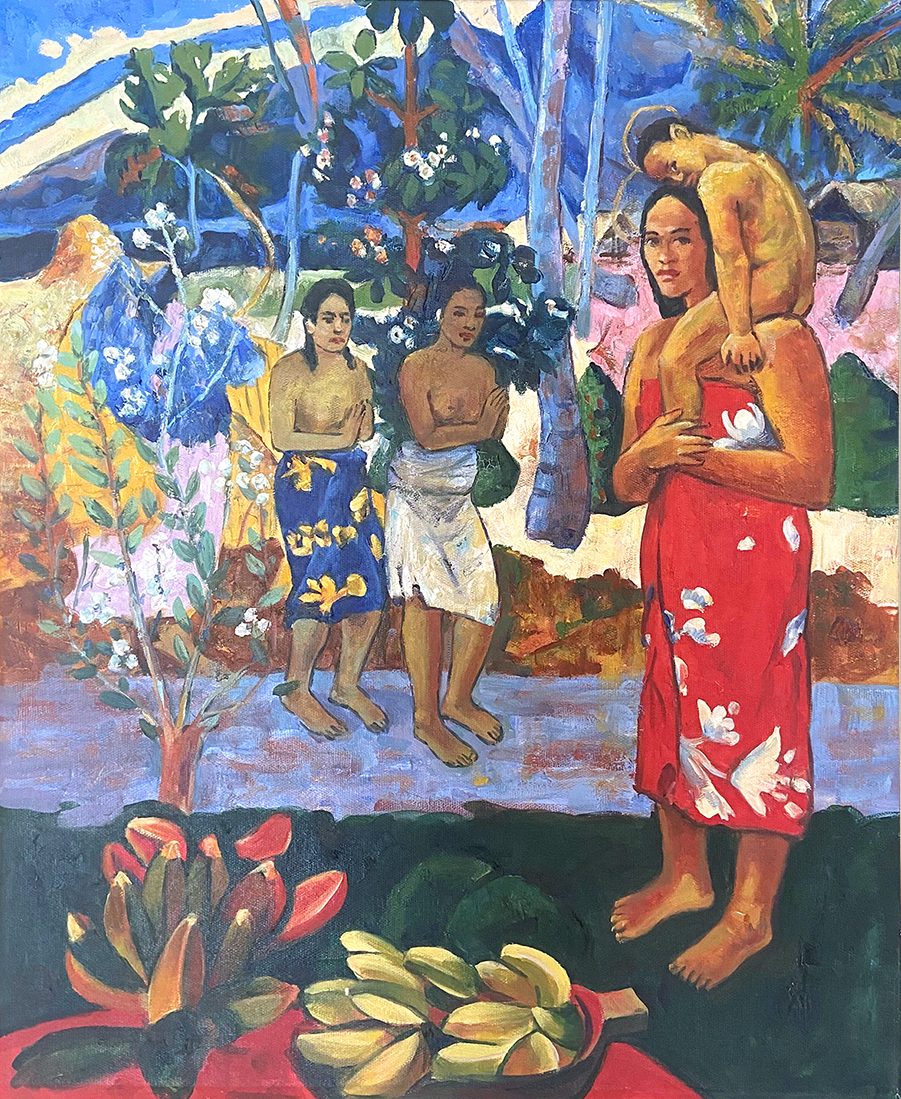 Reproduction of La Orana Maria by Paul Gauguin – Galerie Mont-Blanc Reproduction of La Orana Maria by Paul Gauguin – Galerie Mont-Blanc