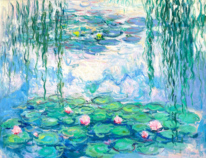Tableau De Claude Monet Les Nymphéas Les Nymphéas : Matin De Claude