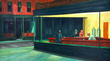 Reproduction Toile "People In The Sun" Edward Hopper | Format 40x64cm Avec Cadre Noir | Déco Murale Moderne - 2