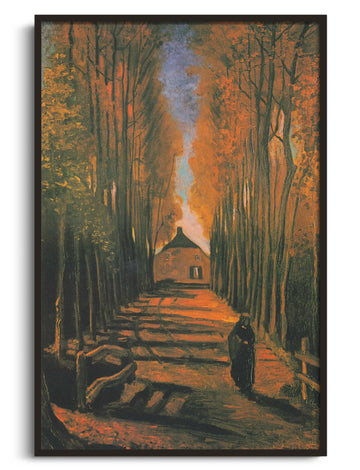 Avenue of Poplars in Autumn - Vincent Van Gogh