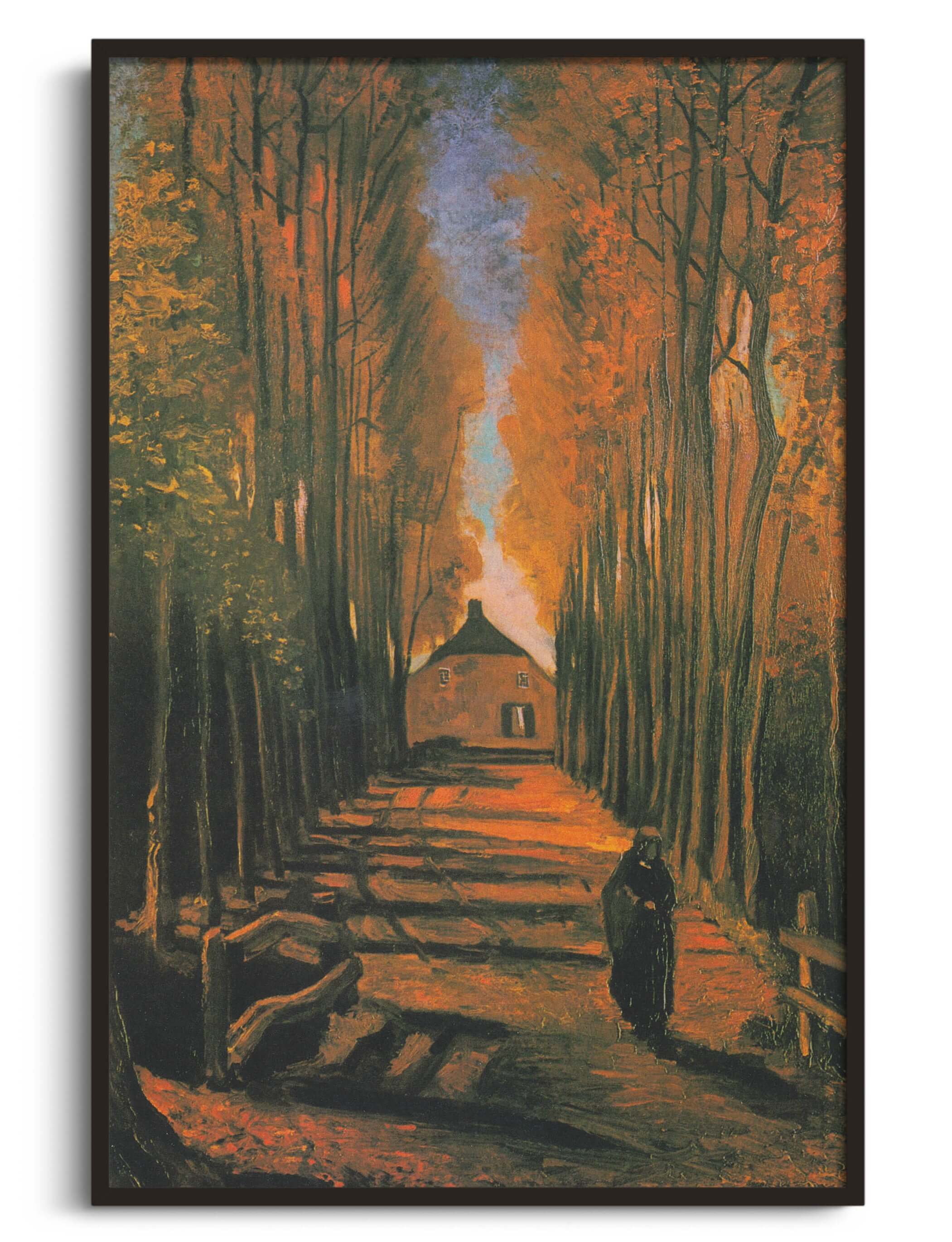 Peinture Par Numéros Adulte - Toile 40,6x50,8 Cm - Motif Vigne Rouge Van Gogh - Kit Complet Avec Peintures & Pinceaux