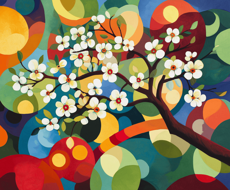 Almond blossom x Delaunay