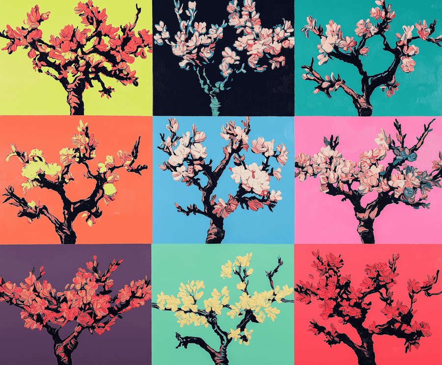 Almond blossom x Warhol