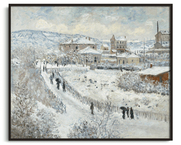 Argenteuil im Schnee - Claude Monet