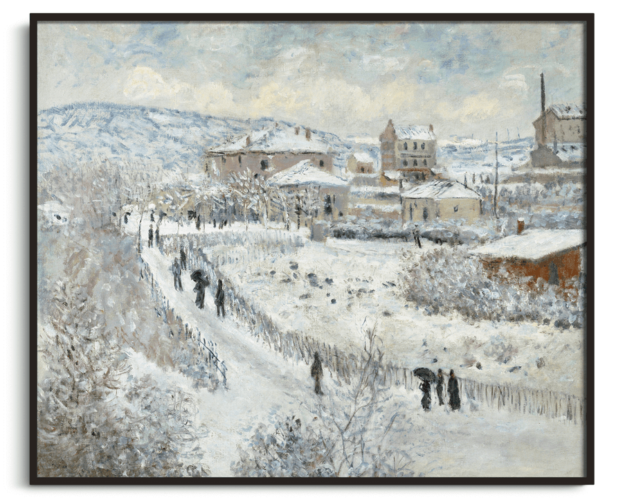 Argenteuil in the snow - Claude Monet
