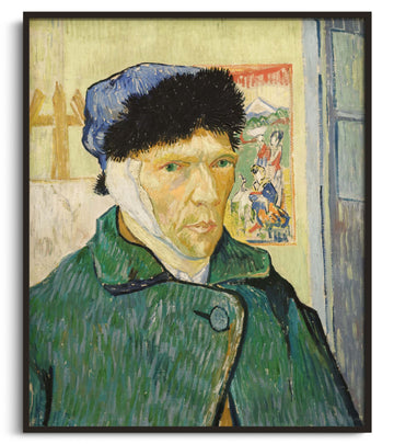 Self-portrait with a bandaged ear II - Vincent Van Gogh