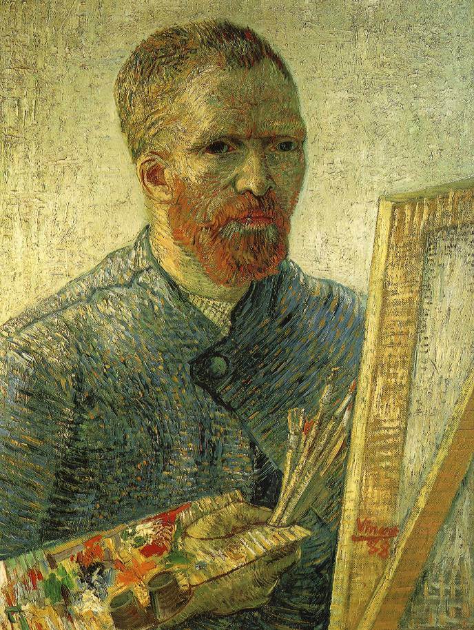 Self-Portrait as a Painter - Vincent Van Gogh