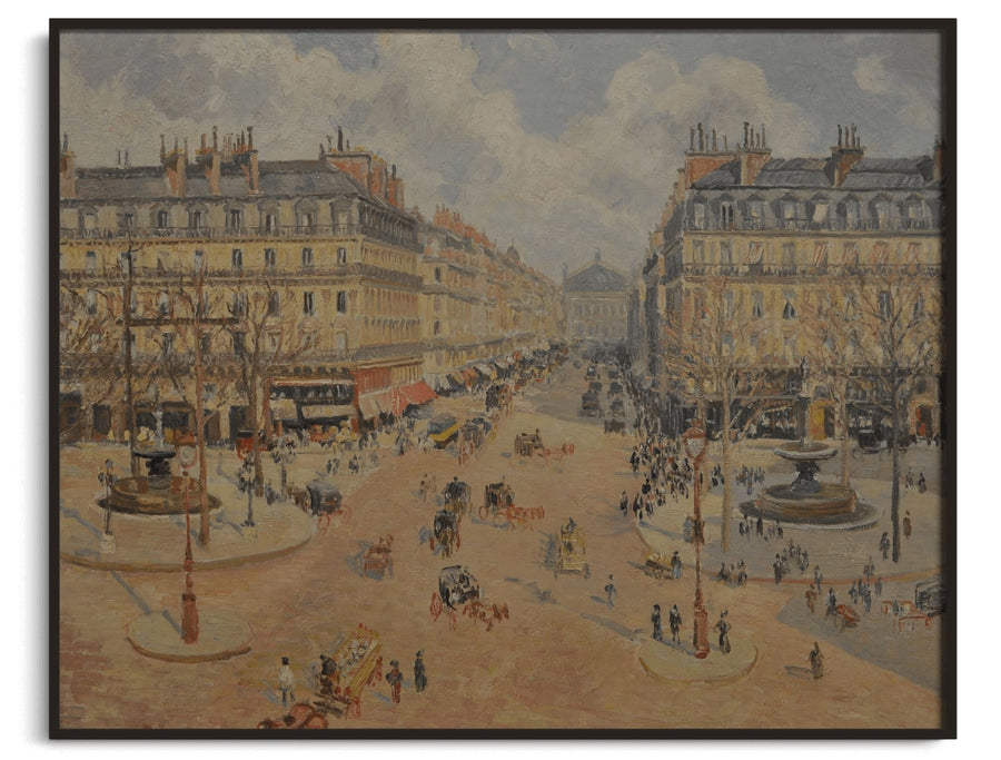 Avenue de l'Opéra, Morning Sunlight - Camille Pissarro