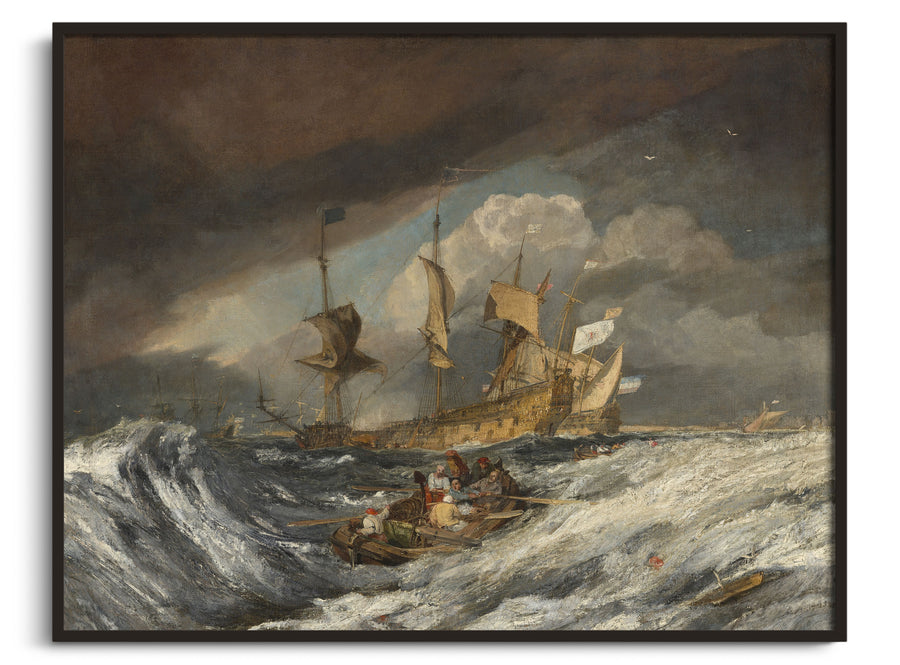 Boats Carrying Out Anchors to the Dutch Men of War - William Turner