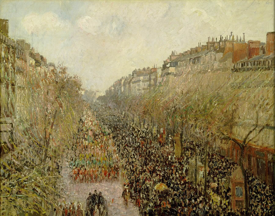 Boulevard Montmartre, Faschingsdienstag – Camille Pissarro