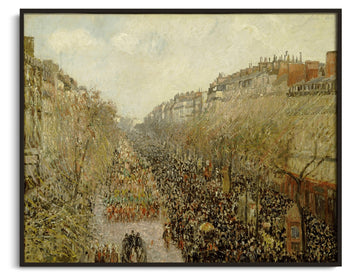 Boulevard Montmartre, Mardi Gras - Camille Pissarro