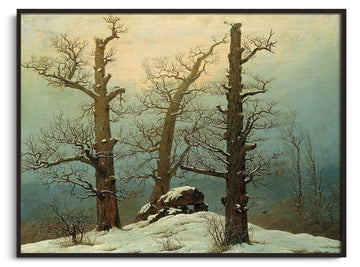 Dolmen sous la neige - Caspar David Friedrich