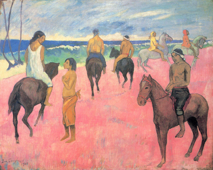 Reiter am Strand II - Paul Gauguin