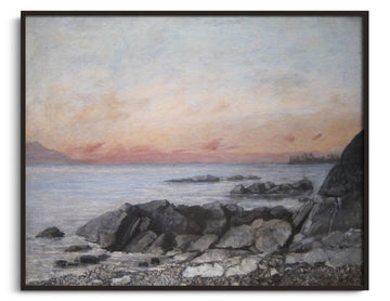 Sonnenuntergang, Vevey - Gustave Courbet