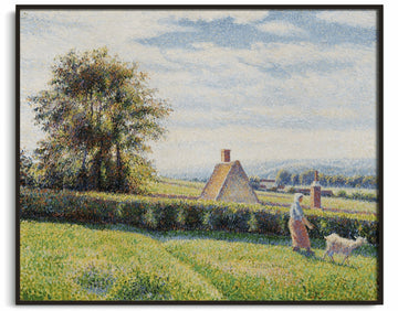 Woman and Goat at Éragny - Camille Pissarro