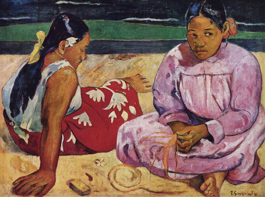 Frauen von Tahiti am Strand - Paul Gauguin