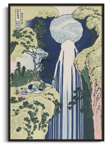 Field in Owari province - Hokusai