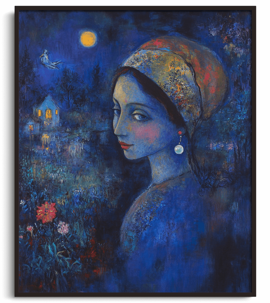 La Jeune Fille à la Perle x Chagall