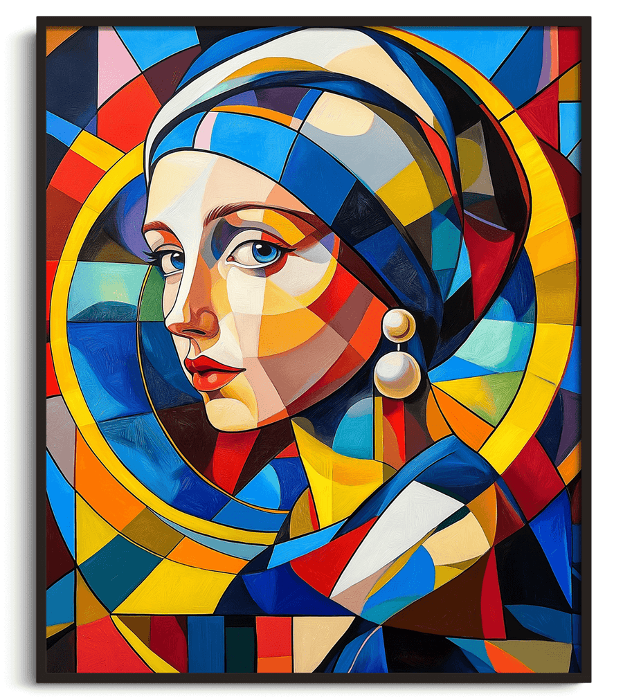 Das Mädchen mit der Perle x Delaunay