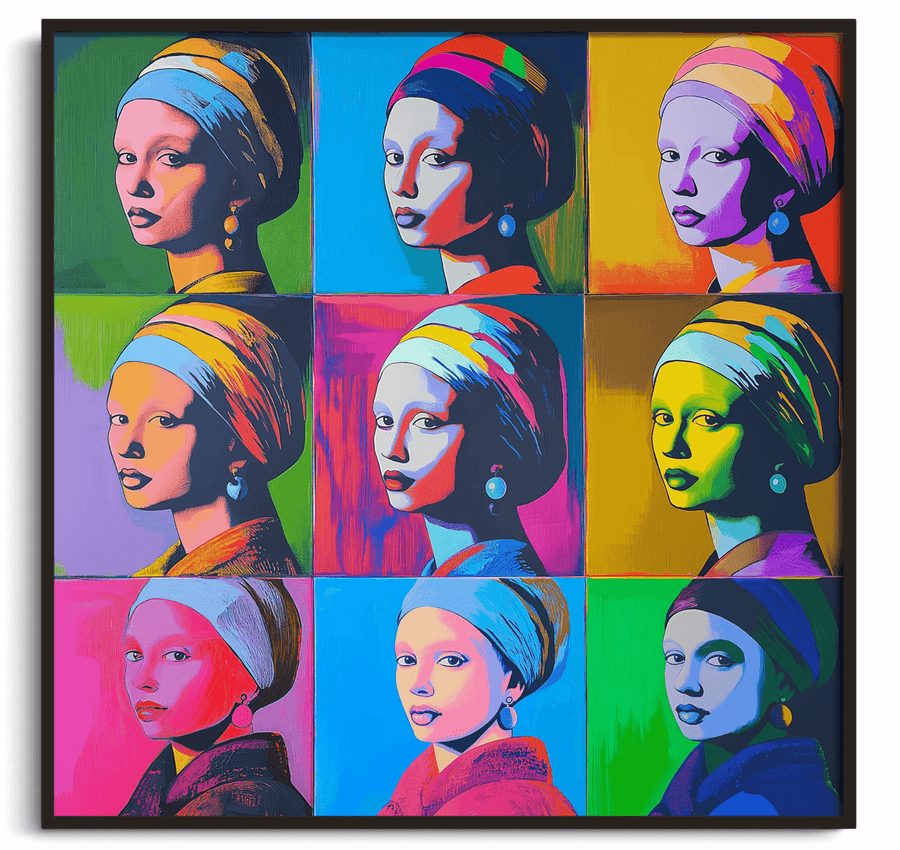 Girl with a Pearl Earring x Warhol