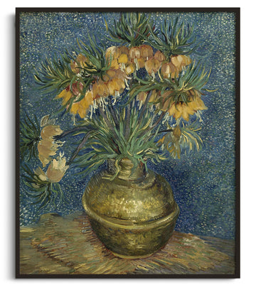 Imperial Fritillaries in a Copper Vase - Vincent Van Gogh