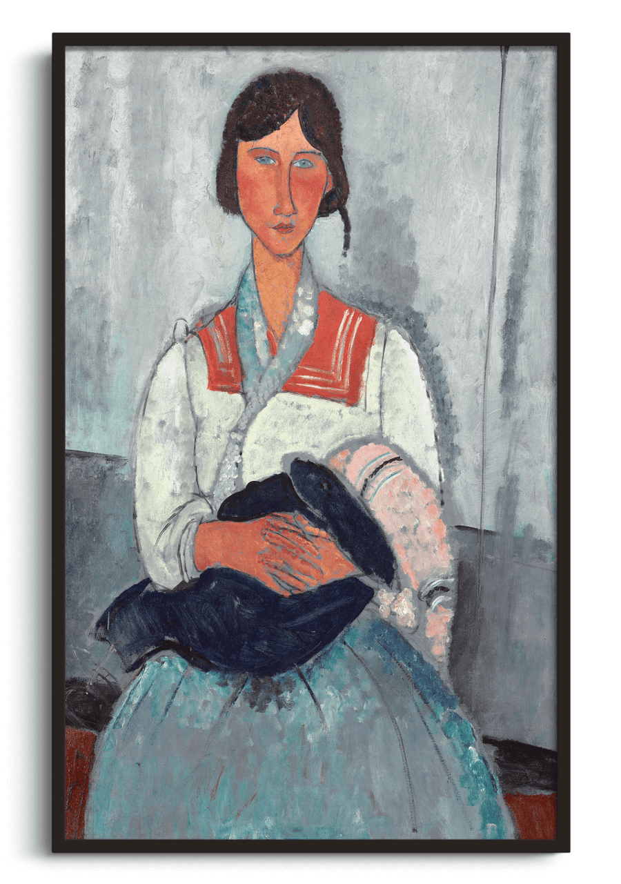 Zigeunerin mit Baby - Amedeo Modigliani