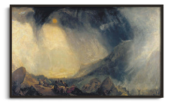 Hannibal and his Men crossing the Alps - William Turner