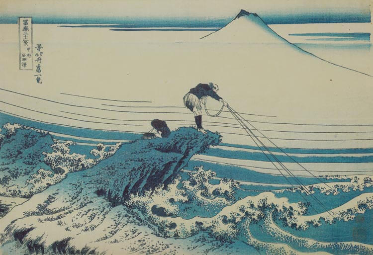 Kajikazawa in der Provinz Kai - Hokusai