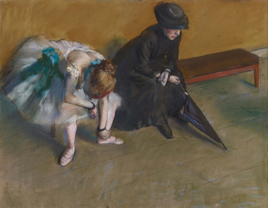 L'attente - Edgar Degas